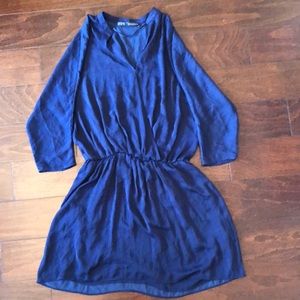 Women’s blue Zara dress